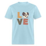 Dogs are love T-Shirt - powder blue