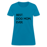 Best. Dog Mom. Ever. - turquoise