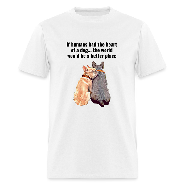 The heart of a dog T-Shirt - white