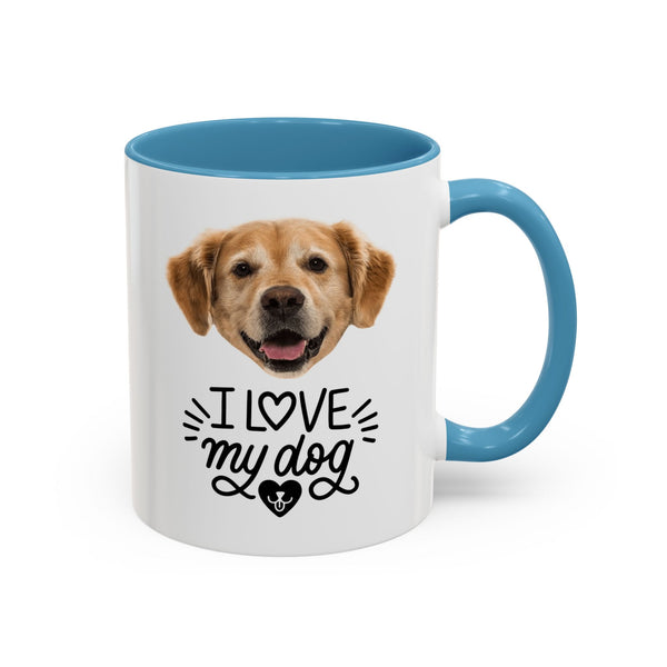 Custom I Love My Dog Mug